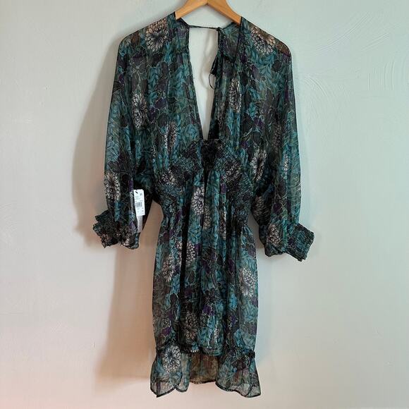 Amoressa by Miraclesuit Rhiannon Tango Floral Mini Beach Coverup Dress - Picture 2 of 10